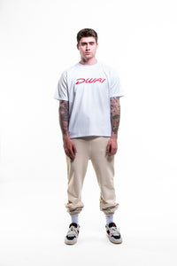 DWAI Cease & Desist Tee - White & Red