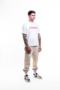 DWAI Cease & Desist Tee - White & Red