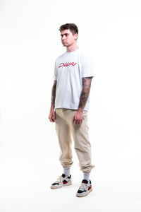 DWAI Cease & Desist Tee - White & Red