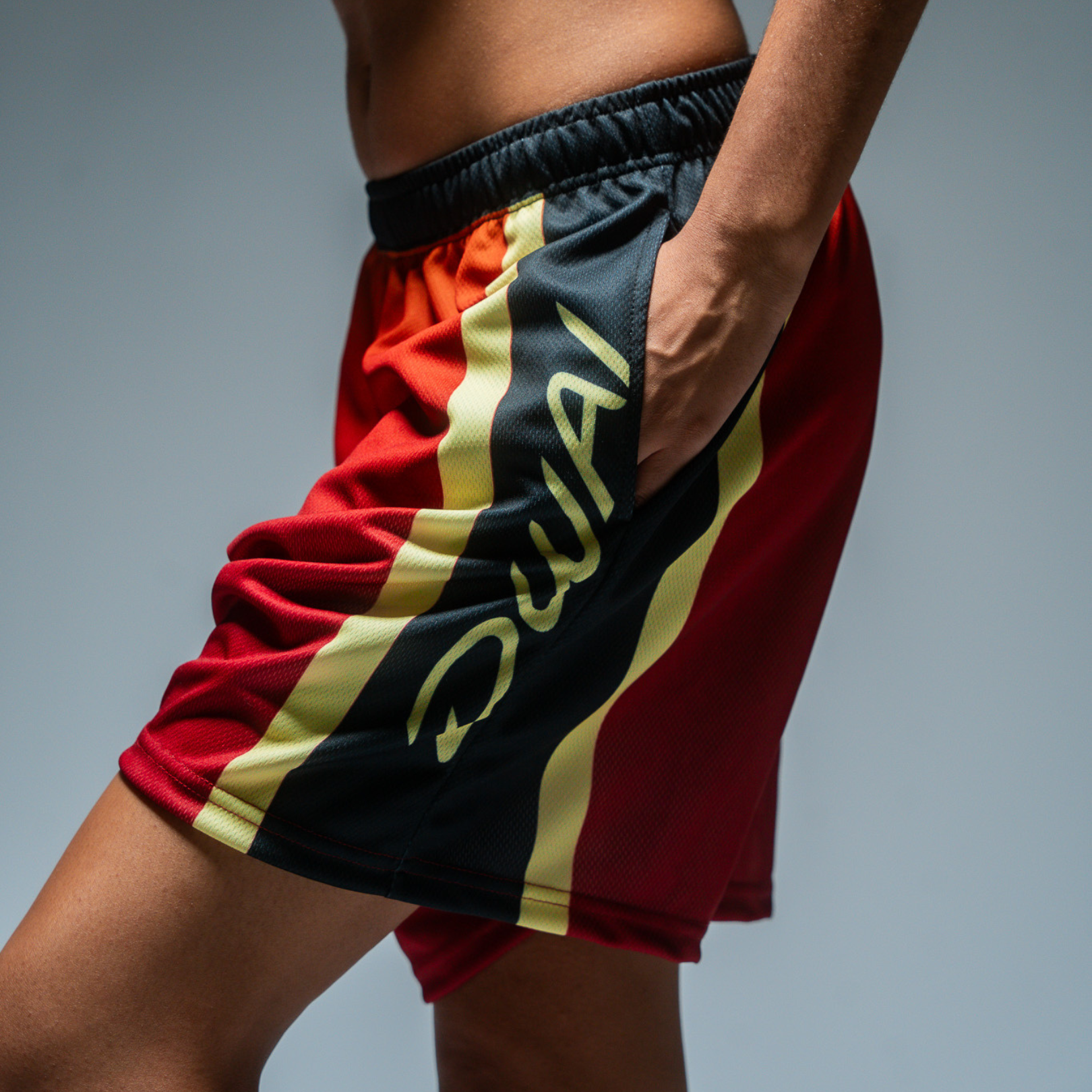 Rosso athletic shorts