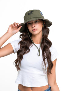 DWAI SAFARI BUCKET HAT-LAGO GREEN