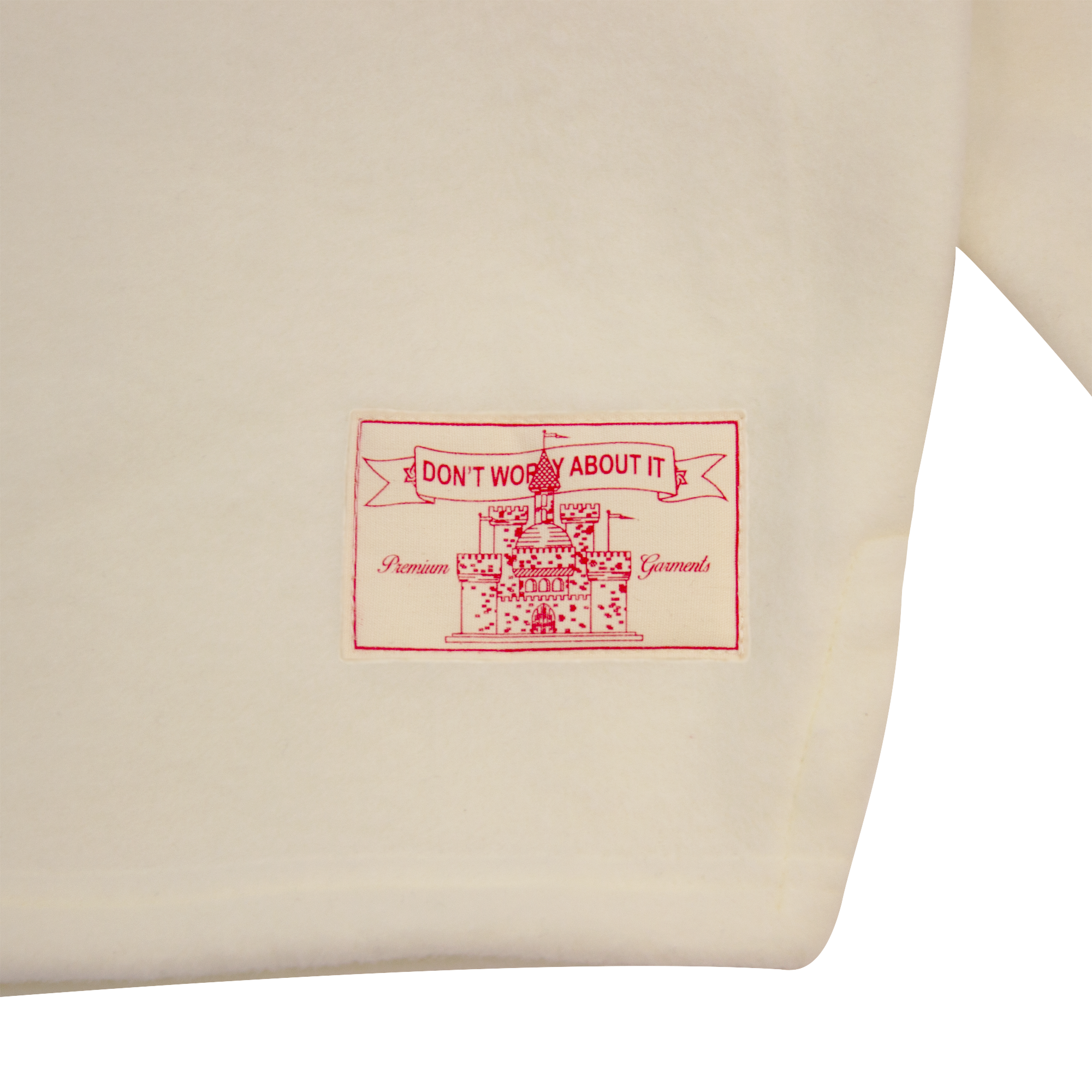 DWAI Polar Fleece Cowboy Pullover Label #color_ivory