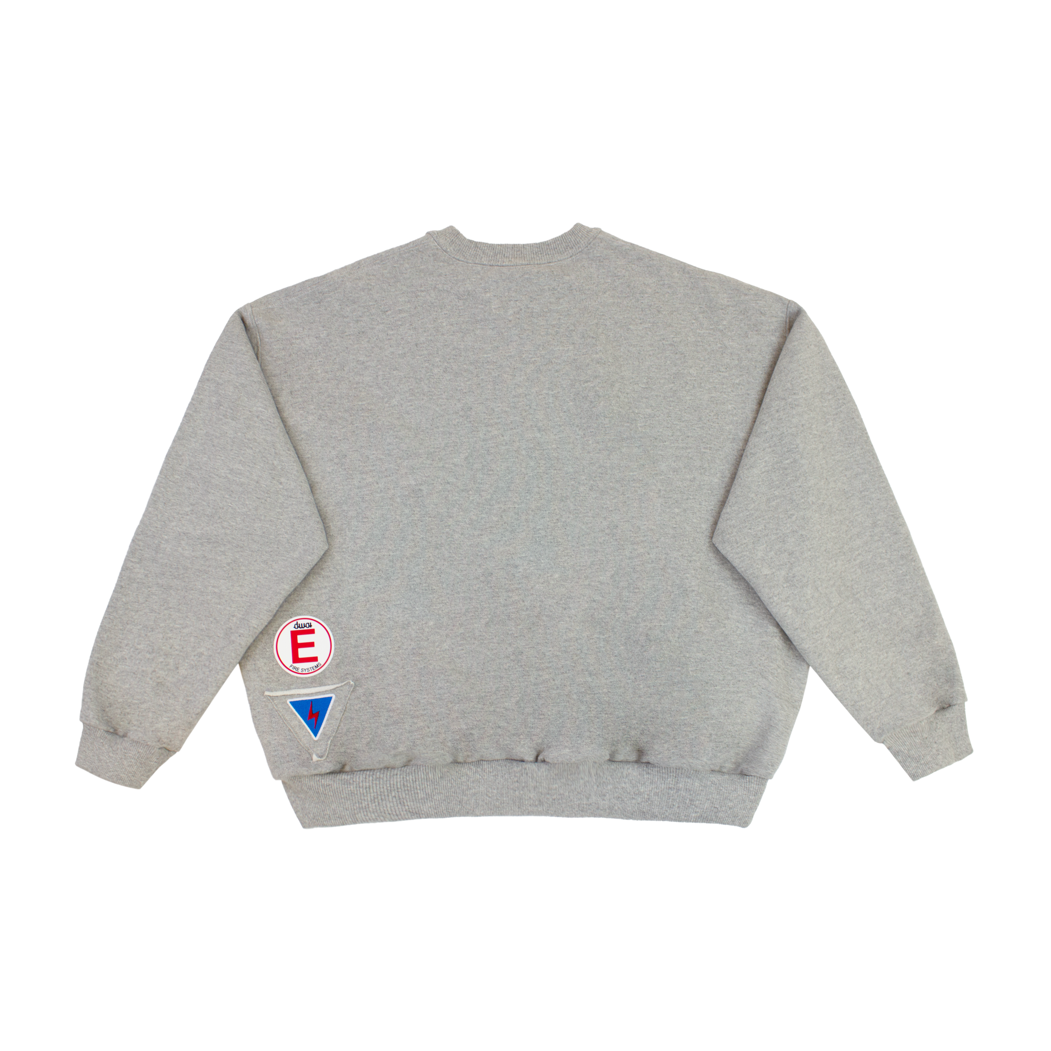 DWAI Paddock Club Crewneck Back #color_tarmac-grey