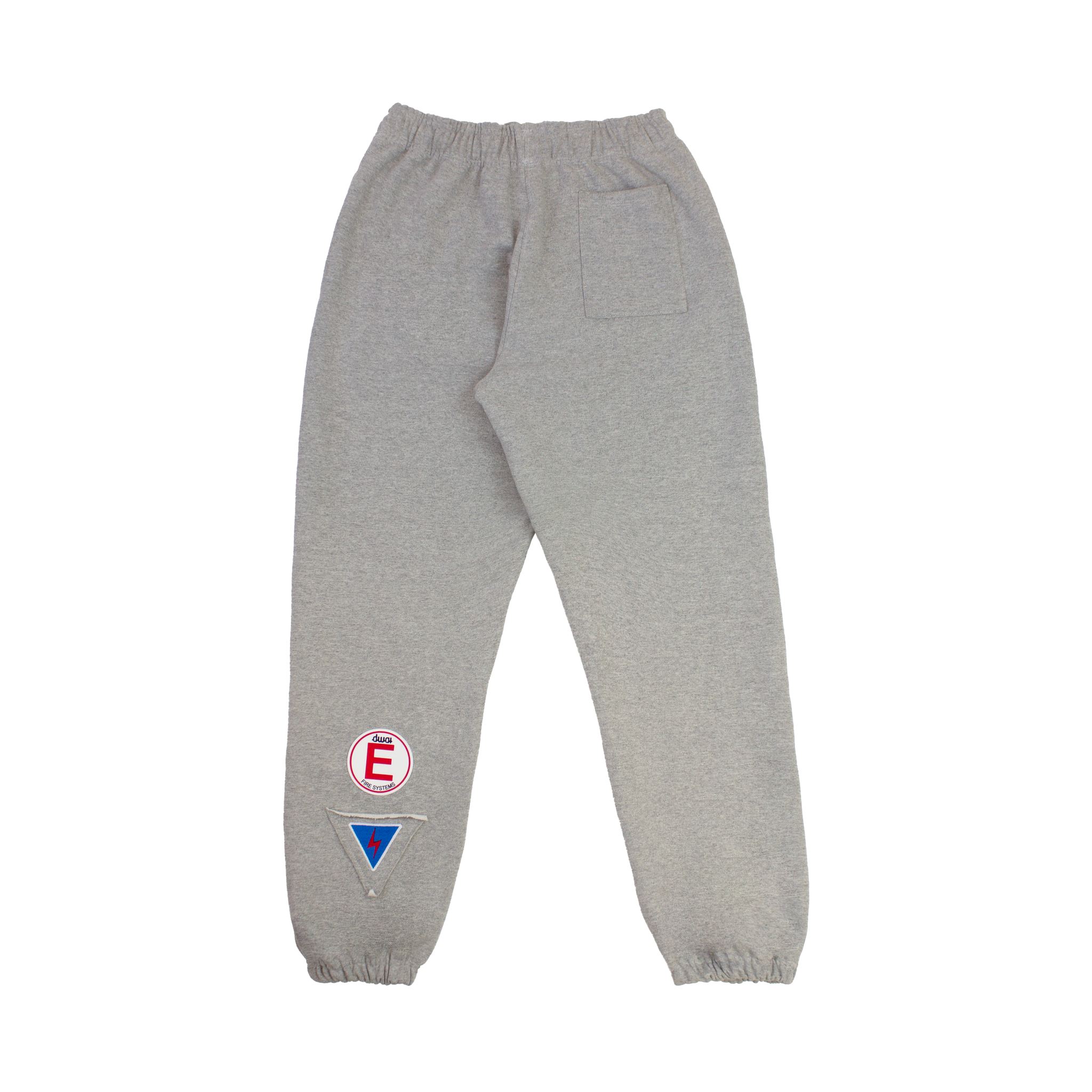 DWAI Paddock Club Sweatpants Back #color_tarmac-grey