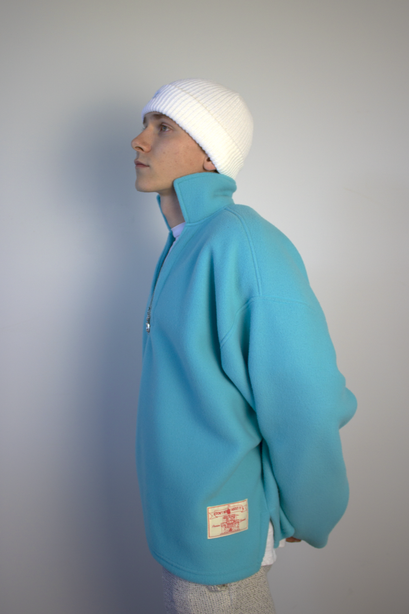 Polar Fleece Cowboy Pullover - Miami Blue