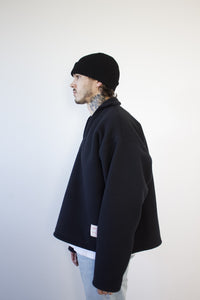 Polar Fleece Cowboy Pullover - Jet Black